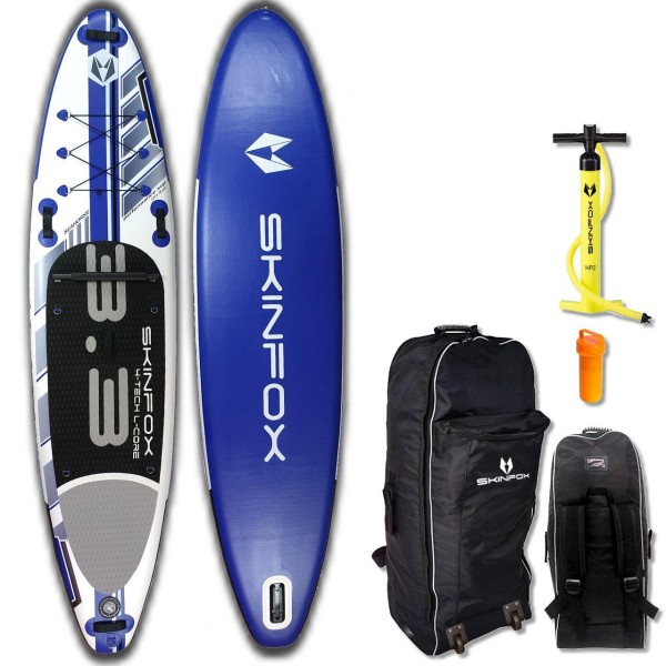 SKINFOX SEAHORSE ALU-SET (335x78x15) 4-TECH L-CORE SUP paddle board bleu